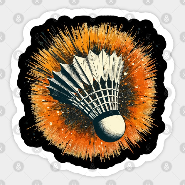 Badminton Ball Sticker by Vehicles-Art